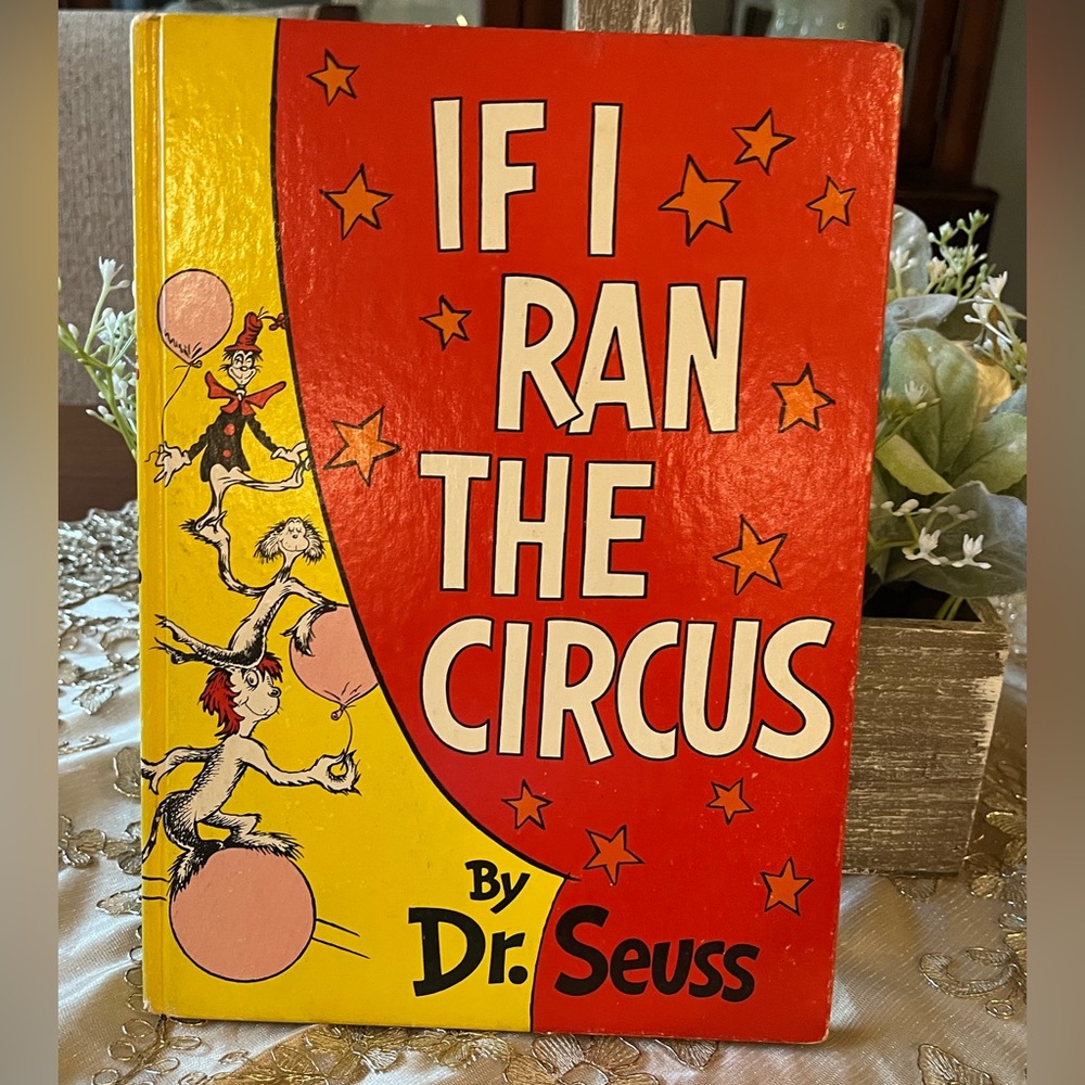 Rare Vintage “If I Ran The Circus” book by Dr. Seuss